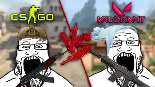 CSGO vs VALORANT [upl. by Sauers90]