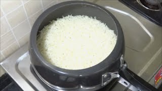 How to cook Perfect Rice In Pressure CookerPerfect Basmati Rice In Pressure Cooker [upl. by Lirbaj]