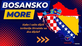 KAKO JE I ZAŠTO MORSKA OBALA BOSNE I HERCEGOVINE DIJELILA HRVATSKU TERITORIJU  Neum  Fabula Docet [upl. by Aliehc570]