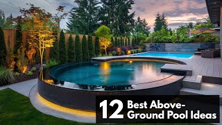 12 Best AboveGround Pool Ideas for Your Yard [upl. by Saref]