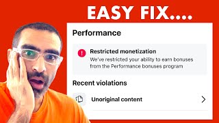 How To Fix Facebook Unoriginal Content amp Limited Originality Of Content Policy Violation [upl. by Angrist]