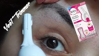 Remove Hair  Veet Sensitive Touch Beauty Trimmer  HONEST REVIEW amp DEMO  Nishoo Khan [upl. by Yraeg]