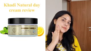 Khadi Natural day cream review  Dry skin care cream [upl. by Ienttirb998]