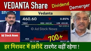 VEDANTA share news todayDividend Demerger Buy or not  Vedanta share latest news [upl. by Hawger]