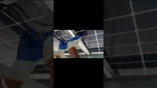 solar rooftop installation [upl. by Aihsat]