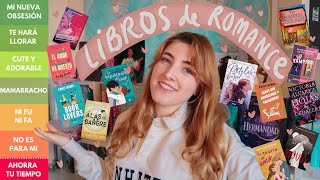 22 Libros de romance populares ¿merecen la pena  Tier ranking de mis últimas lecturas románticas [upl. by Llenahc]