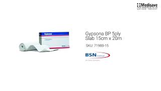 Gypsona BP 5ply Slab 15cm x 20m 71988 15 1920x1080 [upl. by Oisor922]