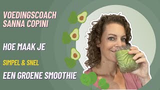 Gezonde smoothie spinazie [upl. by Nika407]