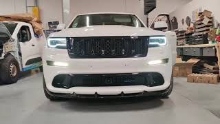 20112013 Jeep Grand Cherokee Vland Headlights DRL LED Facelift SRT headlamps [upl. by Eiramaliehs]