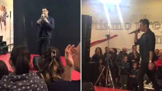 Francesco Gabbani live show  Crevoladossola Ossola Shopping Center [upl. by Ettelra]