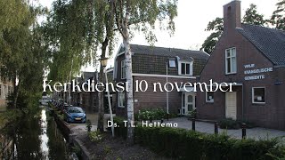 Kerkdienst 10 november [upl. by Gnuh]