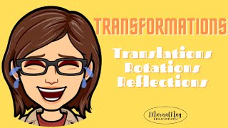 Transformations  Rotations Translations Reflections [upl. by Lativa]