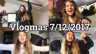 PROPRIO UNA GIORNATA DI M  VLOGMAS 7122017  Valeria Vedovatti [upl. by Nevlin302]