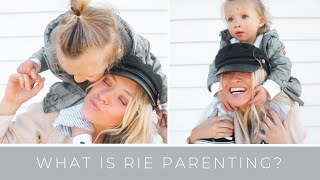 PARENTING What is RIE Parenting Respectful Parenting Basics [upl. by Patton]