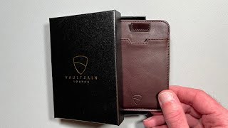 Vaultskin Chelsea Wallet Unboxing and Overview of Use [upl. by Raf]