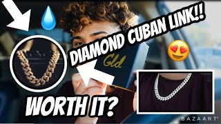 GLD SHOP Diamond Cuban Link Yellow Gold Unboxing🔥🔥‼️ [upl. by Retsbew]