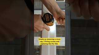 Window Handle Replacement Easier than you think 🤗🤗🤯 diy windowrepair doubleglazing repair fixit [upl. by Enoved920]