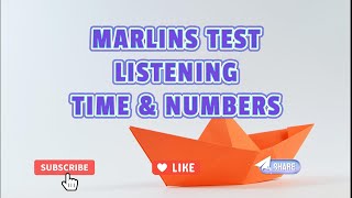 Marlins Test For Seafarer  Listening [upl. by Foote535]