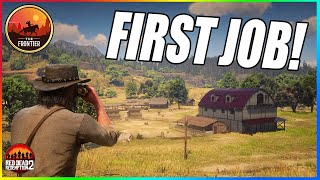 Our FIRST JOB on The Frontier RP  RDR2 Roleplay [upl. by Nylanej]