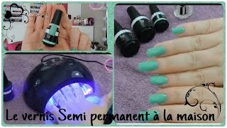 Le vernis semi permanent à la maison Peggy sage ILAK [upl. by Delinda]