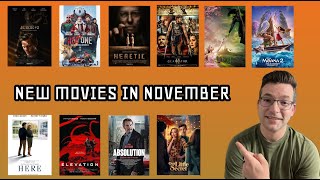 NOVEMBER 2024 UPCOMING MOVIE RELEASES [upl. by Musetta]