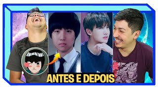 Reagindo ao BTS  ANTES E DEPOIS [upl. by Nairadal]