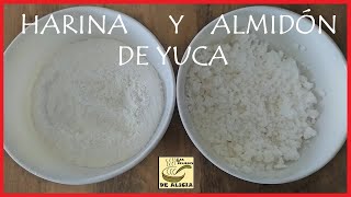 COMO HACER ALMIDÓN Y HARINA DE YUCA CASEROS  RECETAS COLOMBIANAS [upl. by Arolf313]