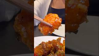 Spicy garlic soy sauce Korean fried chicken is so savory and sweet Mukbang ASMR [upl. by Herson692]