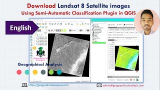 Download Landsat 8 Satellite images Using SemiAutomatic Classification Plugin in QGIS [upl. by Daile]