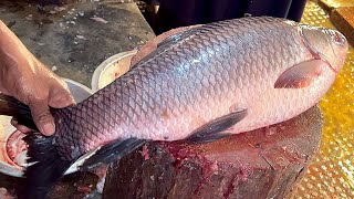 Amazing Cutting Skills Giant Rohu Fish Cutting amp Chopping By Expert Fish Cutter [upl. by Sahcnip957]