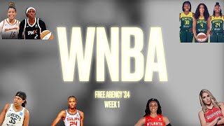 2024 WNBA Free Agency Frenzy [upl. by Homere19]