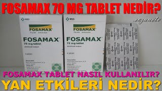 Fosamax 70 Mg Tablet Nedir Fosamax Tabletin Yan Etkileri NelerdirFosamax Tablet Nasıl Kullanılır [upl. by Omocaig147]