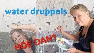 Waterdruppels tekenen en schilderen HOE DAN Voor beginners en gevorderden [upl. by Siol]