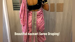 Nauvari saree draping [upl. by Goltz]