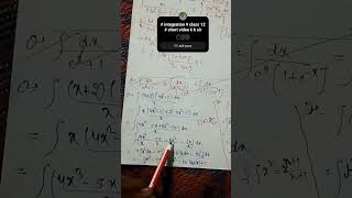 Integration class 12  maths shortvideo [upl. by Aicertap338]