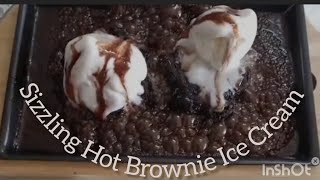 SIZZLING HOT BROWNIE  CHOCOLATE BROWNIE  SIZZLING HOT CHOCOLATE ICE CREAM BROWNIE [upl. by Nevsa215]