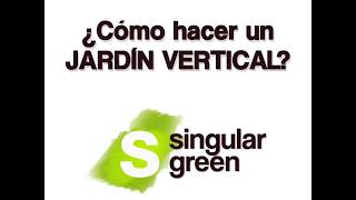 Cómo hacer un jardín vertical en 9 pasos sencillos [upl. by Rayburn50]