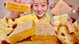 ASMR Honeycomb【Mukbang Eating Sounds】【English subtitles】 [upl. by Charlet318]