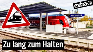 Realer Irrsinn BahnsteigDilemma in Neubrandenburg  extra 3  NDR [upl. by Nessah]