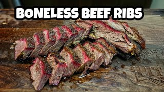 Smoked Beef Ribs  Boneless Beef Ribs [upl. by Dunton]