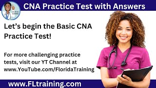 2024 Basic CNA Practice Test with Nurse Eunice  Over 70 Questions [upl. by Haceber]