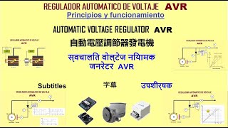 AVR Regulador Automatico de Voltaje  Como Funcionan P2 [upl. by Siugram206]