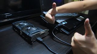 Desktop GPU on Your Laptop for CHEAP [upl. by Ardnuasac283]