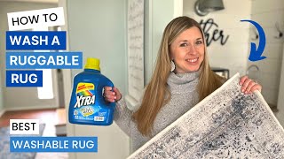 How to Wash a Ruggable Rug Best Washable Rug [upl. by Jamil166]