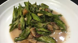 Ginataang Sigarilyas Recipe Panlasang Pinoy [upl. by Dimphia]