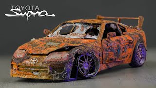 Restoration Abandoned Toyota Supra MK4  Full Rebuild [upl. by Acilef]