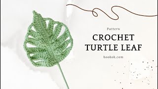 Crochet Monstera Leaf [upl. by Alikahs]