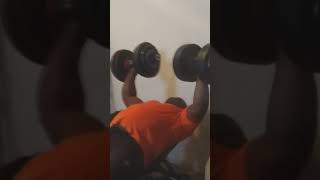 135 incline dumbbell chest press [upl. by Ettener856]