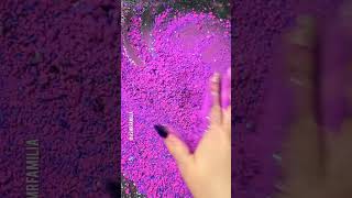 Pinky purple rolling pin crush rollingpin gymchalk asmr gymchalkasmr [upl. by Rasla]