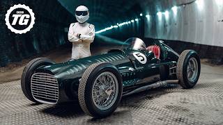 BRM’s Supercharged V16 F1 Car Sounds INSANE 4k  TG Tunnel Run Ft THE STIG [upl. by Lewanna]